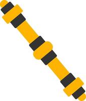 Spinning Drive Shaft Glyph Two Color vector