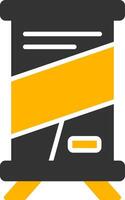 Rollup Module Builder Glyph Two Color vector
