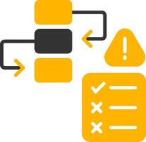 Upgrade Required Response Glyph Two Color vector