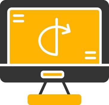 OAuth API Login Gateway Glyph Two Color vector