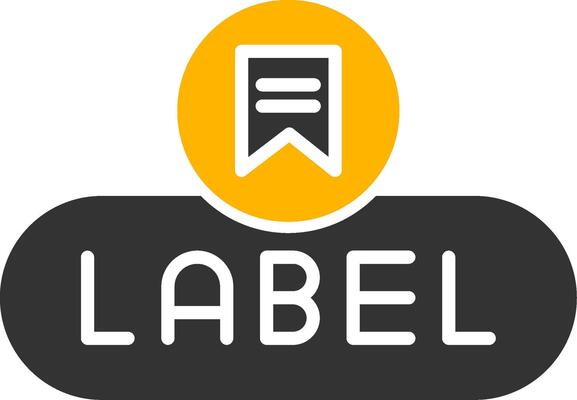 Add Label Button Glyph Two Color