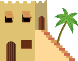 Islamic Architecture with Desert Atmosphere png