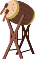 Large Drum Signaling Time for Iftar and Takbir png