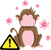 Monkeypox Virus Health Alert and Prevention Concept png