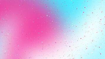 Light pink and blue gradient background with abstract paint splatter dots in white and magenta Great for festive celebration party invites or dreamy pastel designs video
