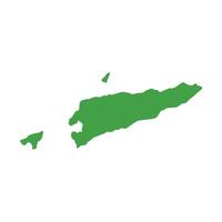 East Timor Map Boundary vector