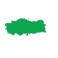 Turkey Map Boundary vector