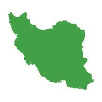 Iran Map Boundary vector