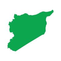 Syria Map Boundary vector