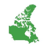 Canada Map Boundary vector