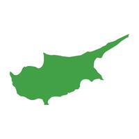 Cyprus Map Boundary vector