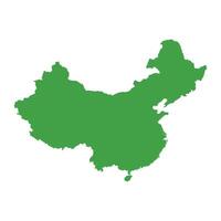 China Map Boundary vector