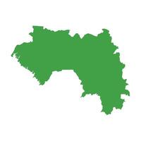Guinea Map Boundary vector