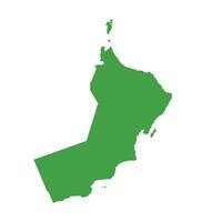 Oman Map Boundary vector