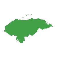 Honduras Map Boundary vector