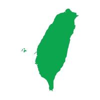 Taiwan Map Boundary vector