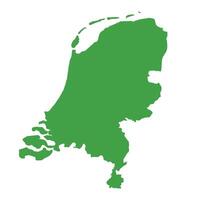 Netherlands Map Boundary vector