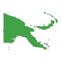 Papua New Guinea Map Boundary vector