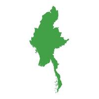 Myanmar Map Boundary vector