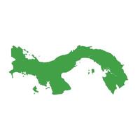 Panama Map Boundary vector
