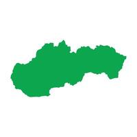 Slovakia Map Boundary vector