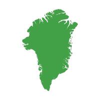 Greenland Map Boundary vector