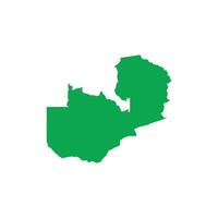 Zambia Map Boundary vector