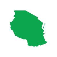 United Republic of Tanzania Map Boundary vector