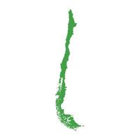 Chile Map Boundary vector