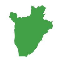 Burundi Map Boundary vector