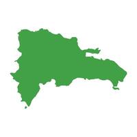 Dominican Republic Map Boundary vector