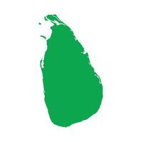Sri Lanka Map Boundary vector