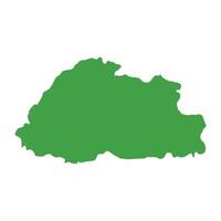 Bhutan Map Boundary vector