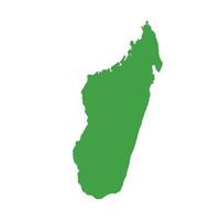 Madagascar Map Boundary vector