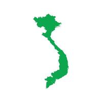 Vietnam Map Boundary vector
