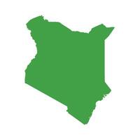 Kenya Map Boundary vector