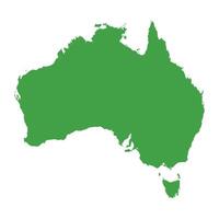 Australia Map Boundary vector