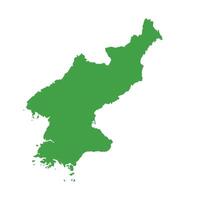 North Korea Map Boundary vector