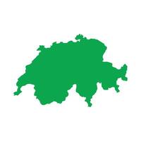 Switzerland Map Boundary vector