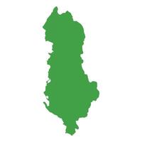 Albania Map Boundary vector