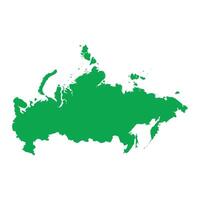 Russia Map Boundary vector