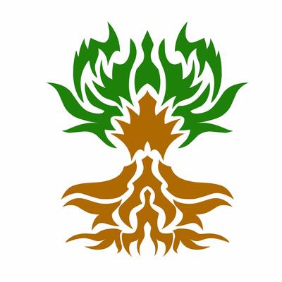 Illustration design tribal art sketch tree