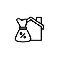 home loan icon symbol design good for web or mobile app vector