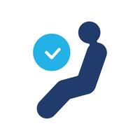 airbag colored icon symbol design good for web or mobile app vector