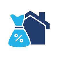 home loan colored icon symbol design good for web or mobile app vector