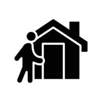 land lord solid icon symbol design good for web or mobile app vector