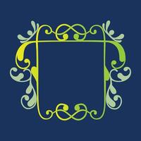 Decorative border elements frame vector