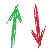 Hand drawn arrow symbol. Price Business clipart. Single element for design vector