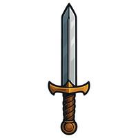 Medieval Sword Icon Illustration vector