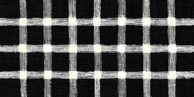 Black and White Gingham Check Pattern Fabric Texture Seamless Repeat photo